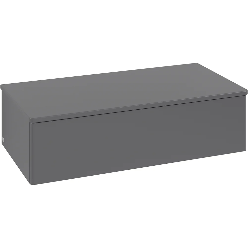 V&B ANTAO SIDESKAP 1 SKUFF GLATT 1000X268X500 M/LYS ANTRASITT v:2717028