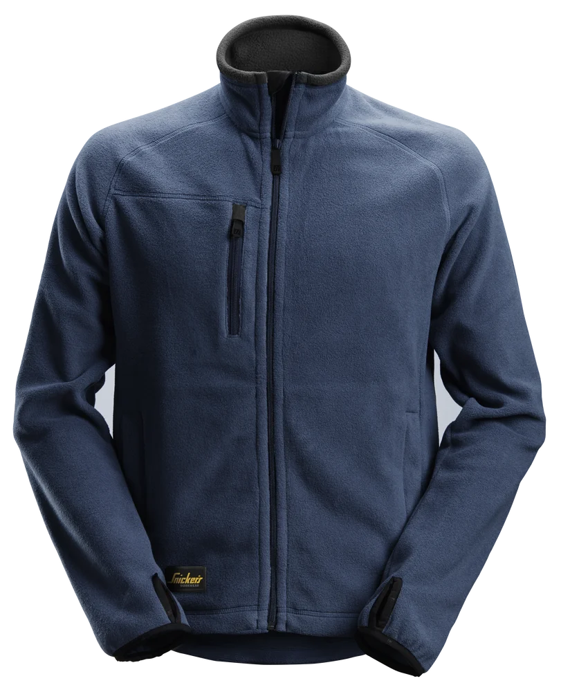 Fleecejakke 8022 mblå xl snickers workwear v:4001340