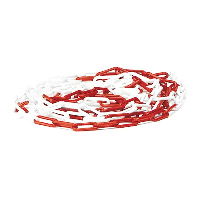 Plastkjetting for sperring 8 mm x 25 meter rød/hvit v:4477972