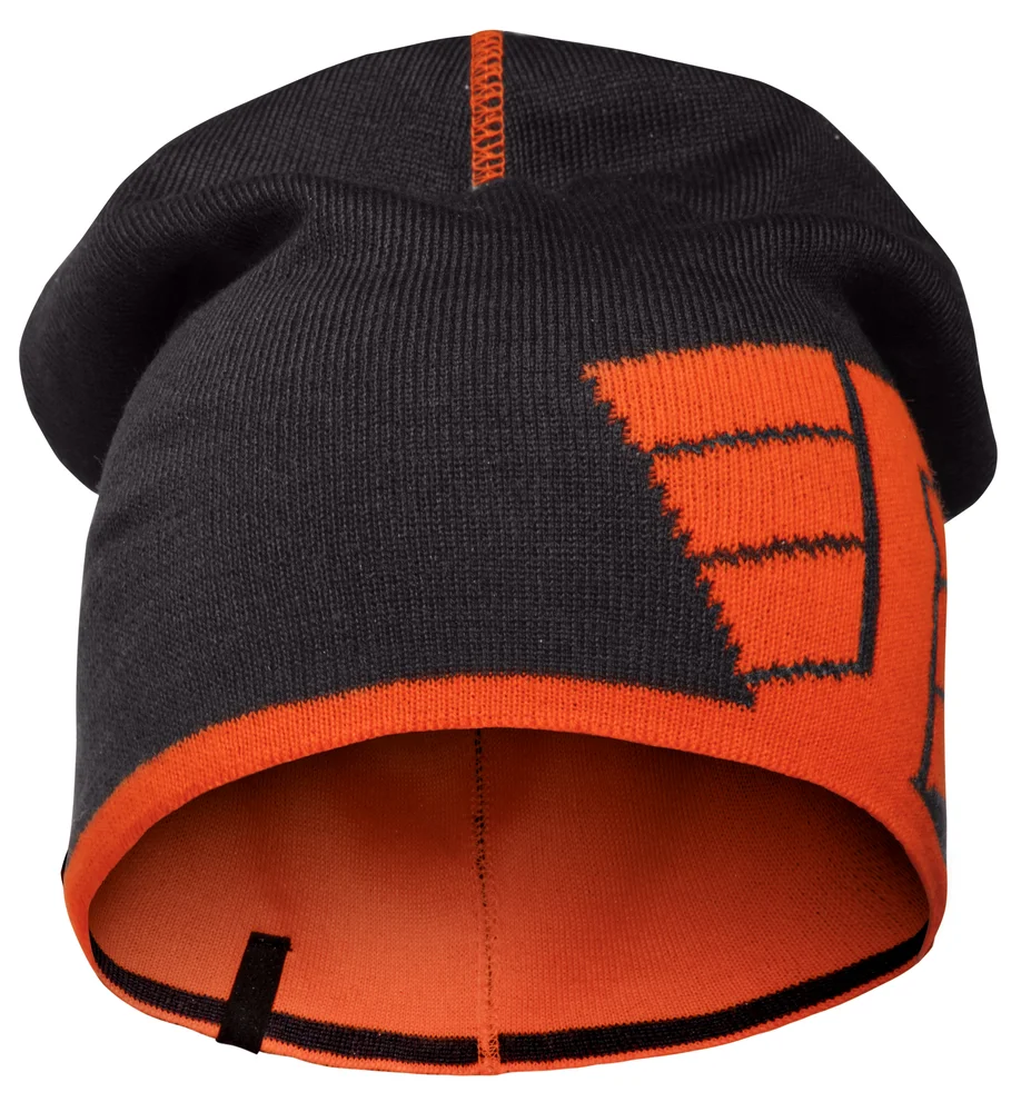 Lue i blå og orange one size v:3889355 Lue i blå og orange one size v:3889355