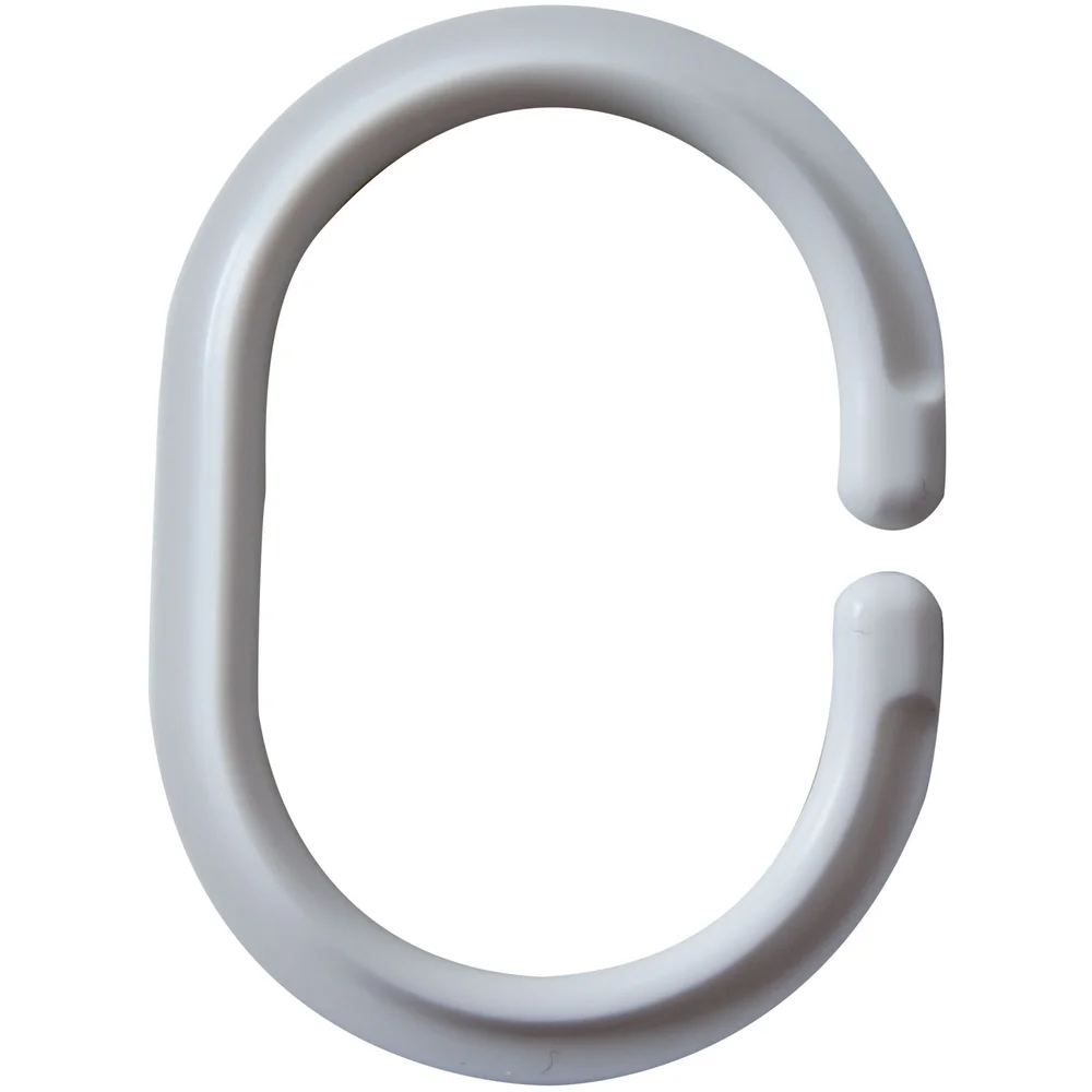 RIDDER RINGER T/DUSJFORHENG 12 STK HVIT v:1163394