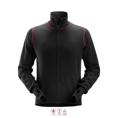 1563 ProtecWork Snickers Workwear Ullfrottéjakke 1283955