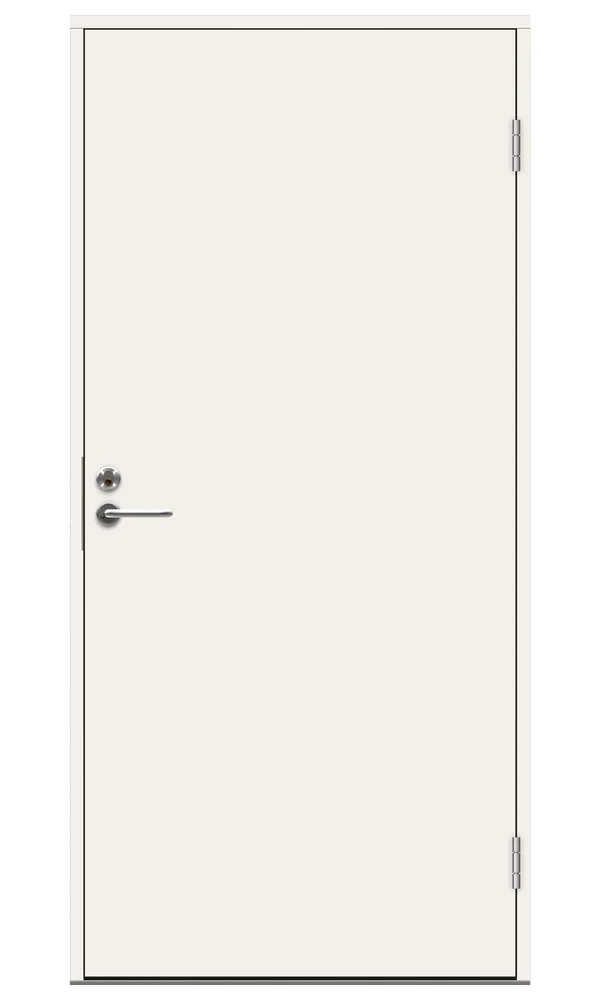 Urban Pluss ytterdør 90x210 cm venstrehengslet hvit v:6942423