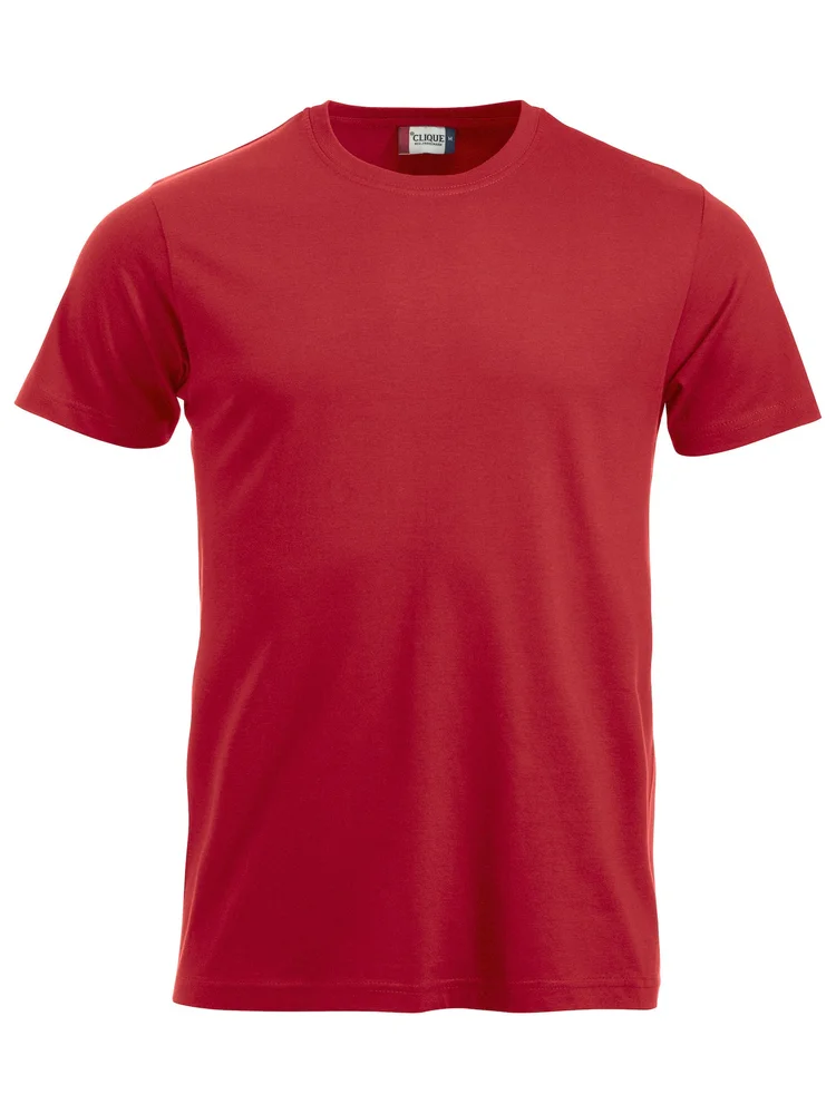 CLIQUE T-SHIRT NEW CLASSIC H RØD v:8861832