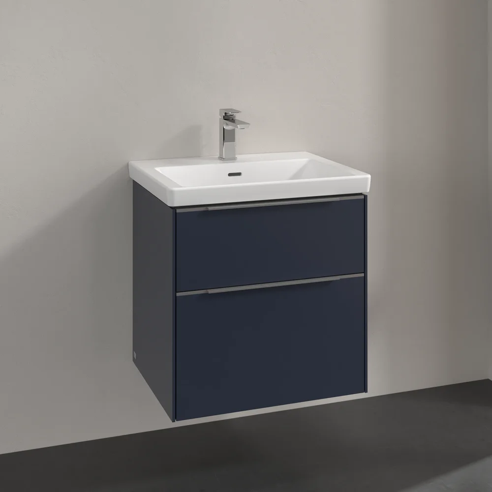 V&B SUBWAY 3.0 SERVANTSKAP 57X47 MARINE BLUE HÅNDTAK I KROM v:2217533