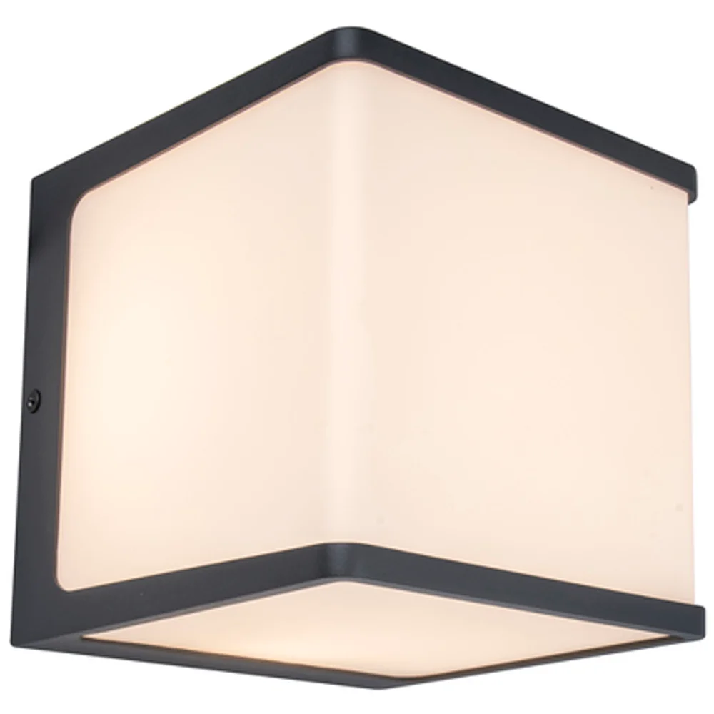 LUTEC ARCHITECTURAL DOBLO VEGGHENGT LAMPE 150MM KULL GRÅ v:4382924