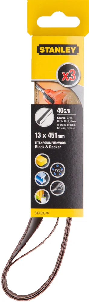 SLIPEBÅND SUPERFIL 3STK 13MM 40K v:6930125