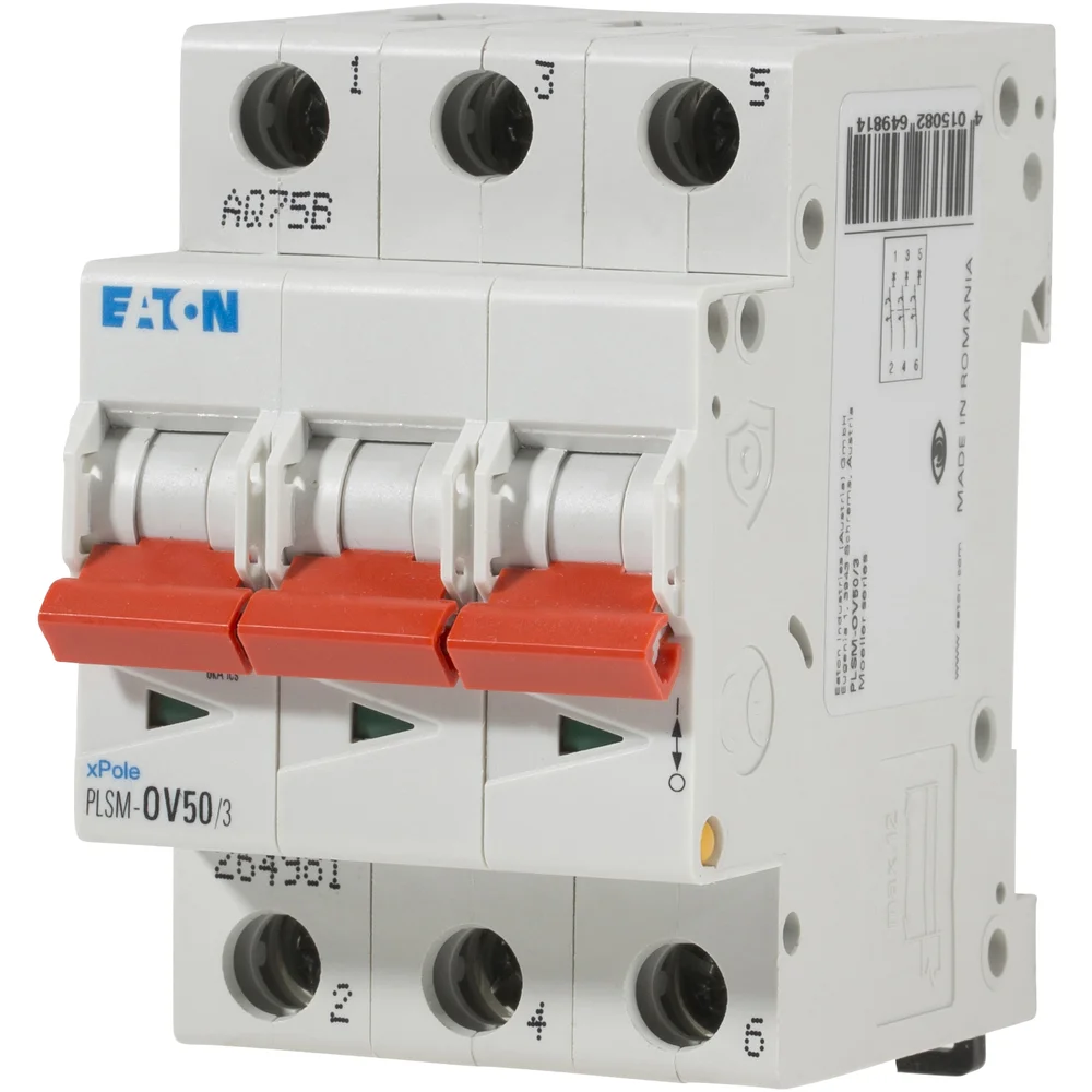 EATON OVERBELASTNINGSVERN 3-POL 50A PLSM-OV50/3 v:8961753