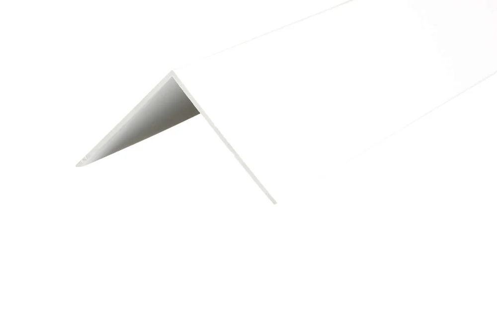 50x050x2600 Vinkellist PVC hvit v:1193748