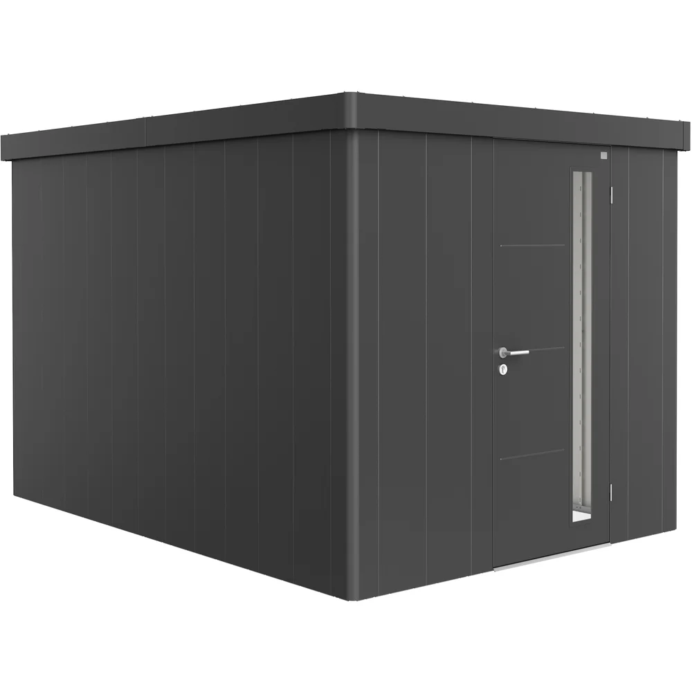 BIOHORT REDSKAPSBOD NEO 4B STD. DØR MØRK GRÅ METALLIC v:3144097