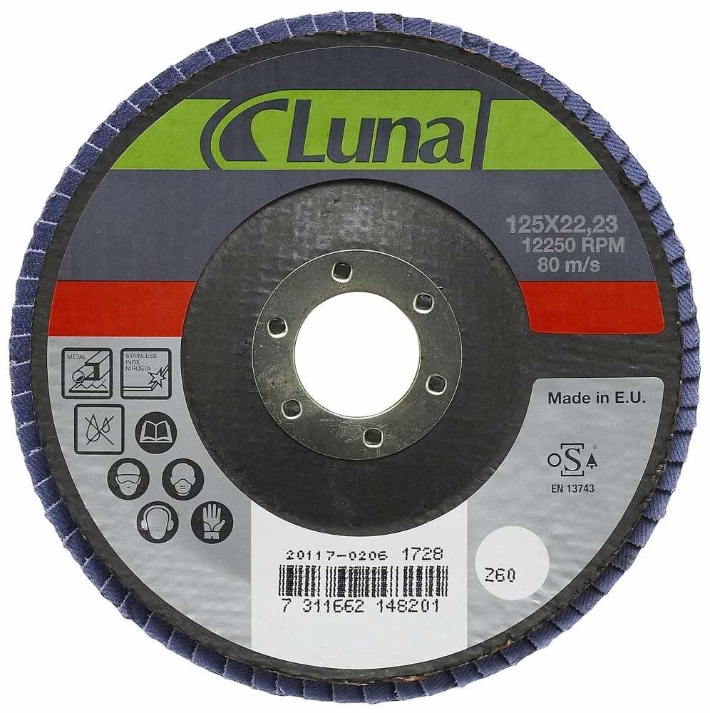 LUNA LAMELLRONDELL 125MM K80 v:5583011