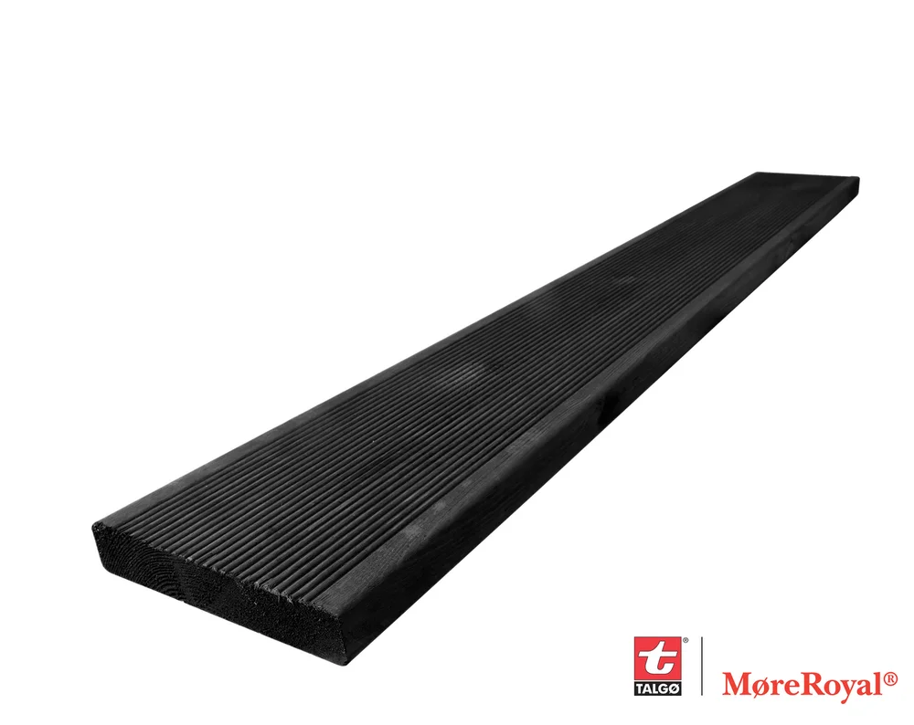 Terrassebord Duo 28×120 Furu Royalimpregnert Svart – Møreroyal v:4495251