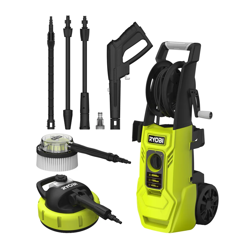 Ryobi Høytrykkspyler 150 bar 2000 watt v:7905511