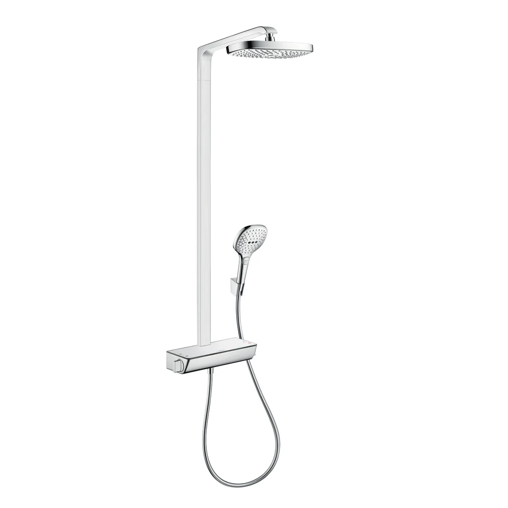 HANSGROHE RAINDANCE SELECT E 300 2JET DUSJSETT M/TERMOSTAT v:6102338 HANSGROHE RAINDANCE SELECT E 300 2JET DUSJSETT M/TERMOSTAT v:6102338