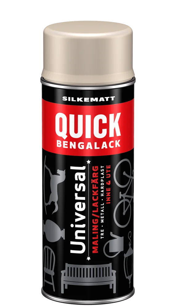 Bengalack spray lys lin silkematt 400 ml v:4904853