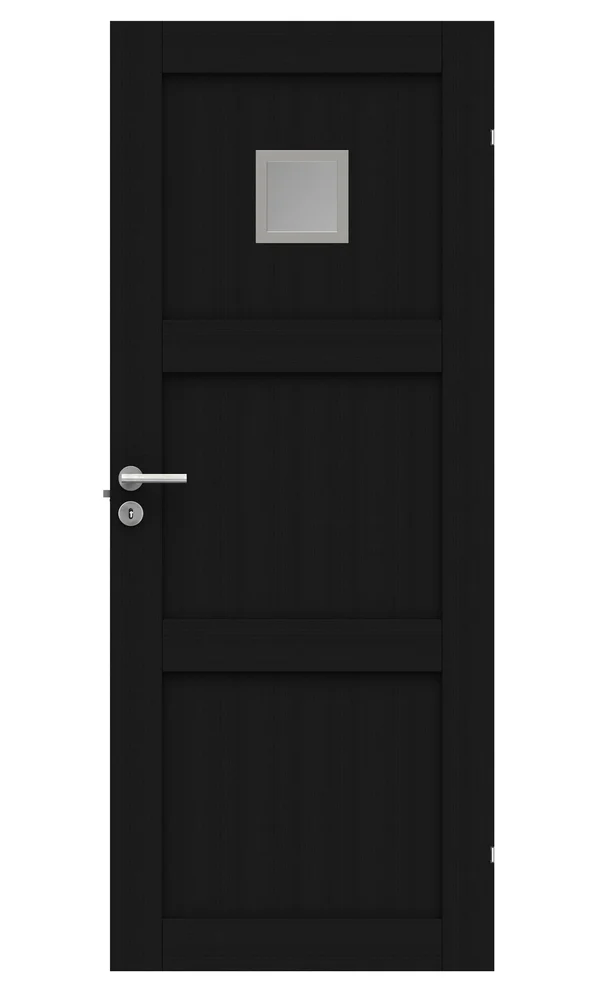 DØR UNIQUE 03L GWA120 9X21 SVART E v:3687321