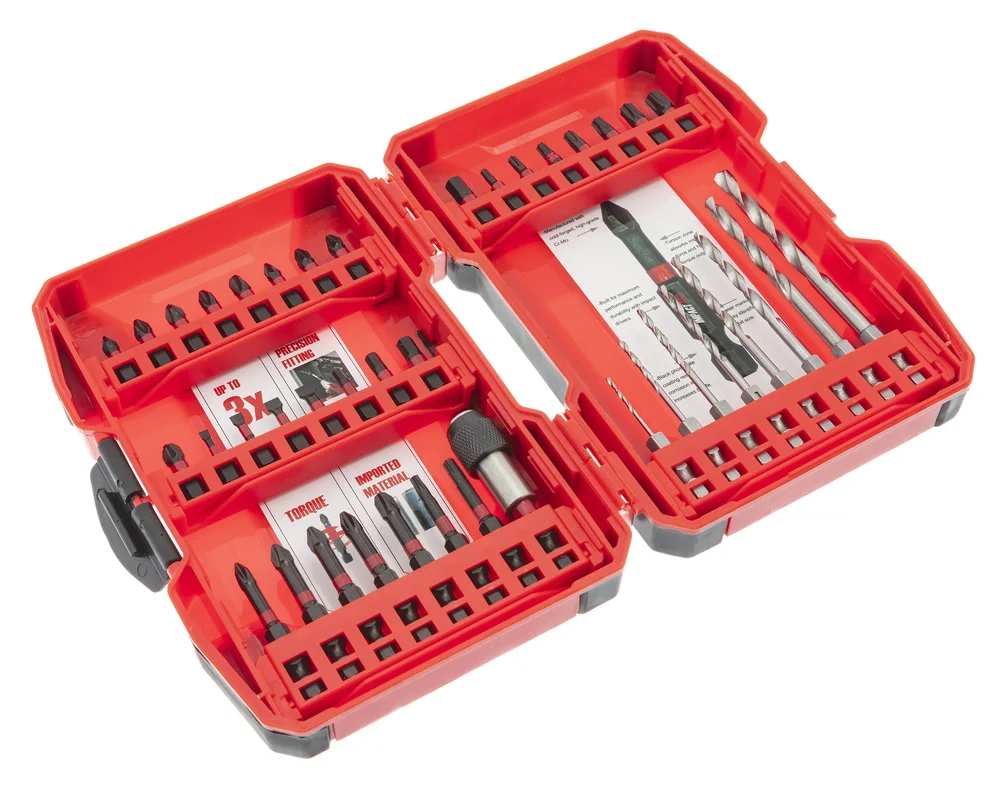 PELA Bitssett 40 deler med S2-bits, sekskantbor og magnetisk bitholder v:1589566