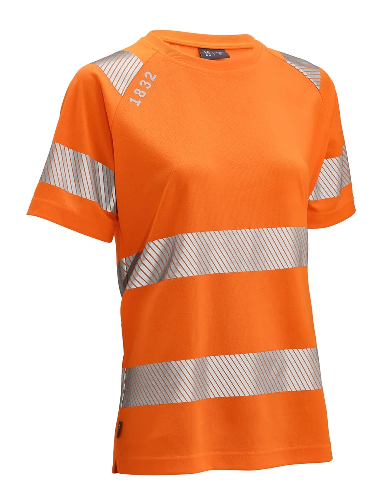 1832 T-SHIRT T1W DAME KL.2 ORANGE v:1632584