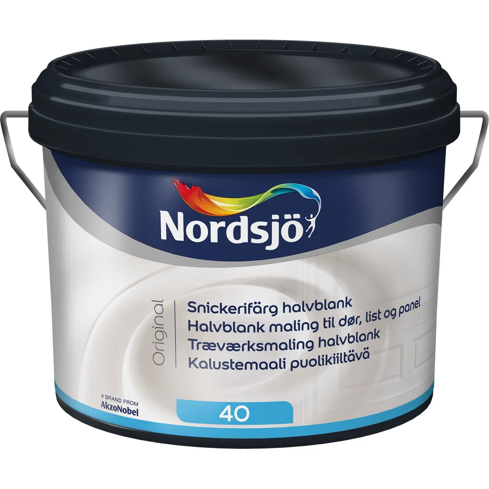 NORDSJØ ORIGINAL DØR/LIST HALVBLANK BW 1L v:6860523 NORDSJØ ORIGINAL DØR/LIST HALVBLANK BW 1L v:6860523