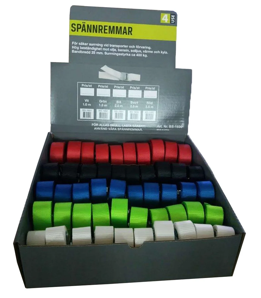 4-USE SPENNBÅND SORTIMENT 25MM 45 ST v:4714670 4-USE SPENNBÅND SORTIMENT 25MM 45 ST v:4714670