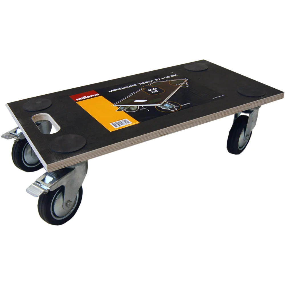 WORK-IT TRANSPORTBRETT 57X30 CM M/4 HJUL INNTIL 400KG v:5213669