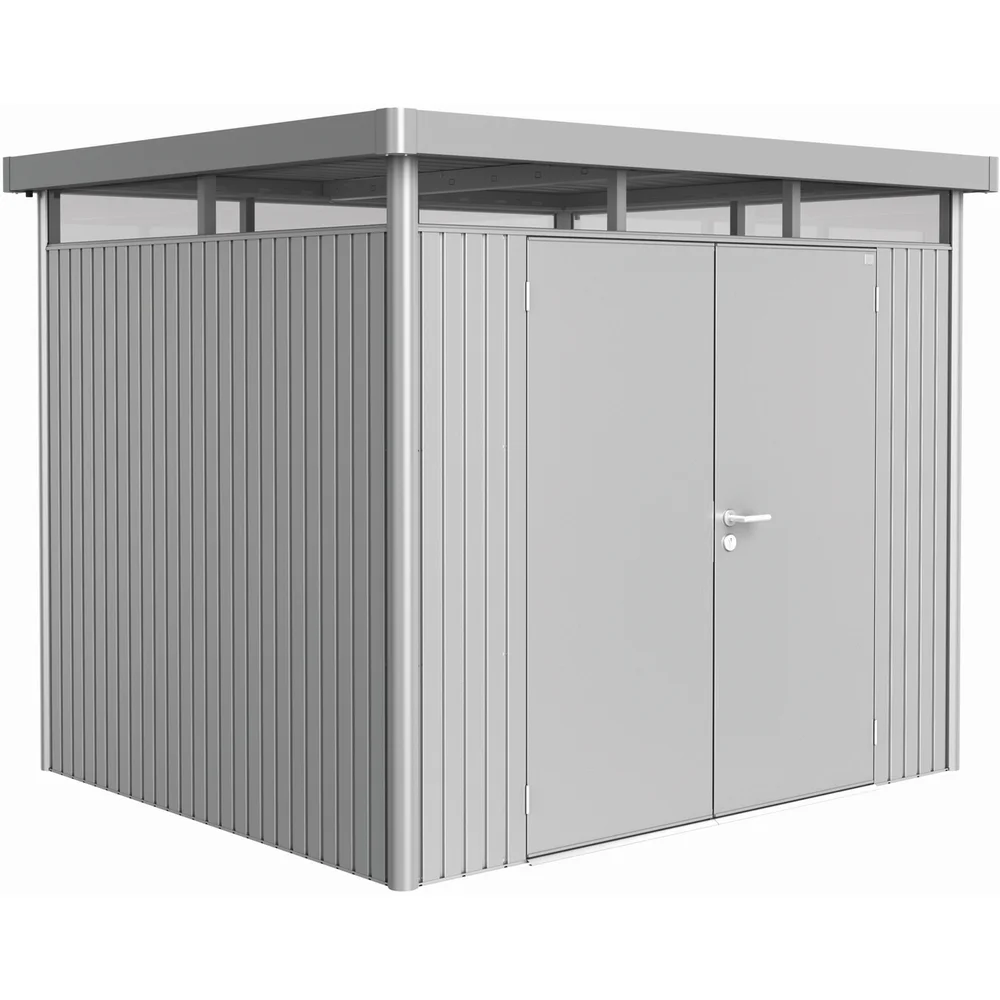 BIOHORT UTEBOD HIGHLINE H3 2 DØRER SØLV METALLIC v:8378942