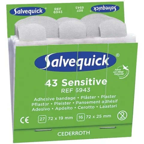 6943 Salvequick Sensitive plaster KS19806