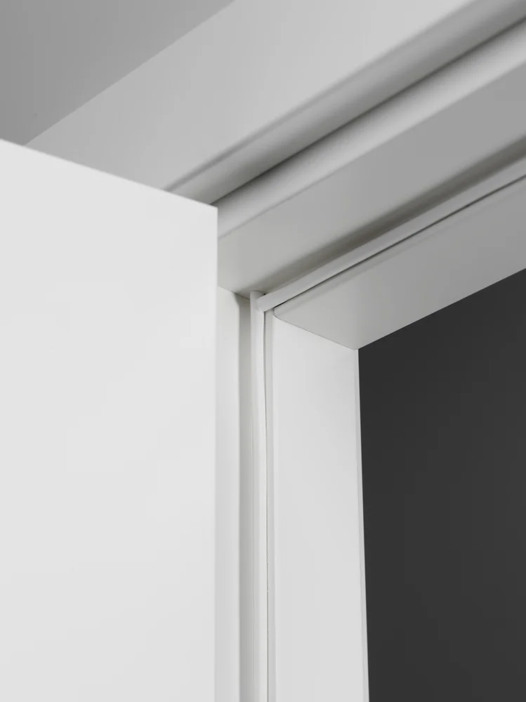 Karmsett 93mm m/dempelist hvit bomull S0502-Y 70x210 cm v:4514679