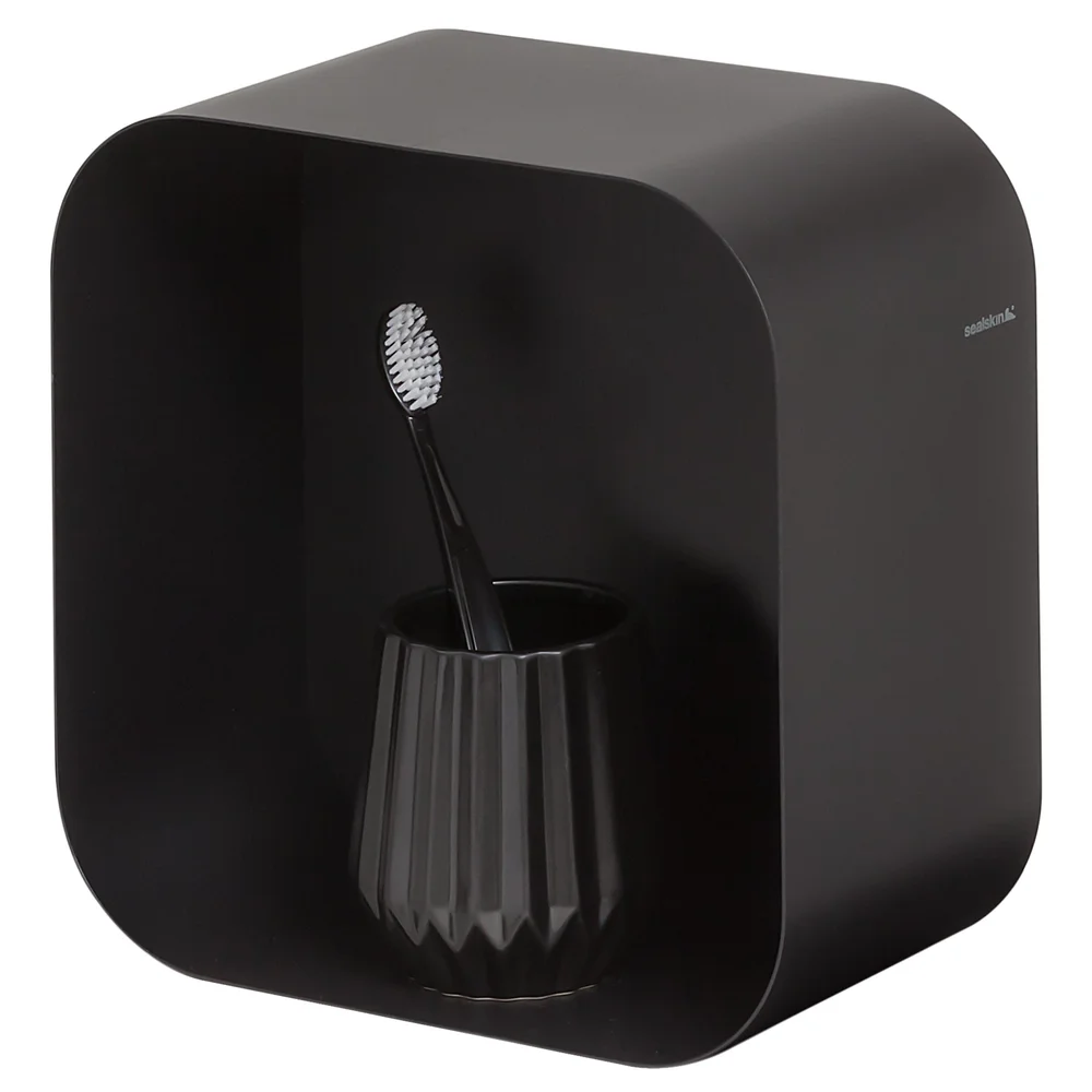 Veggboks brix mattsort liten 24x24x12cm v:9759957