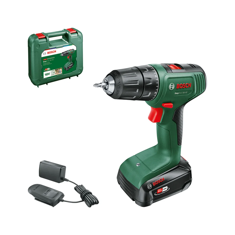 BOSCH BORSKRUTREKKER EASY DRILL 18V-40 1X2AH v:1138948 BOSCH BORSKRUTREKKER EASY DRILL 18V-40 1X2AH v:1138948