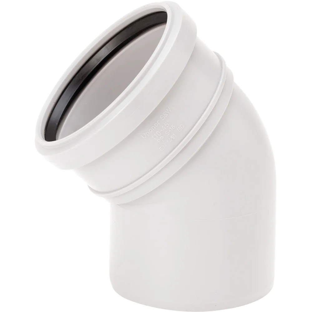 UPONOR DECIBEL BEND 75-45 M/MUFFE HVIT v:5135602 UPONOR DECIBEL BEND 75-45 M/MUFFE HVIT v:5135602