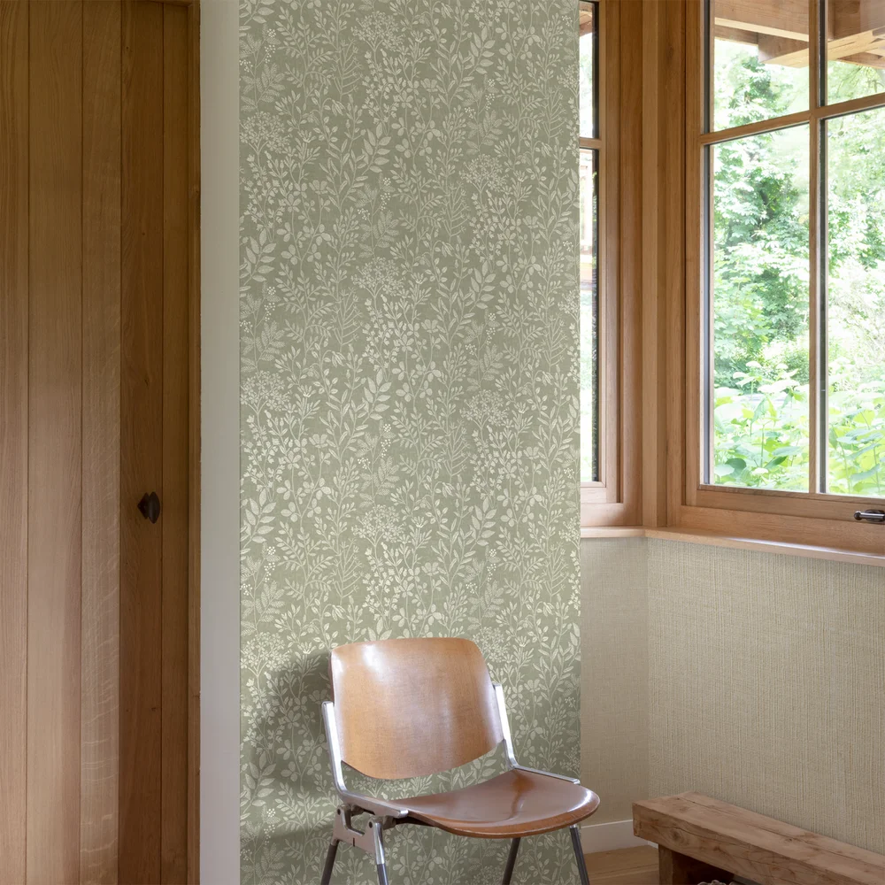 STOREYS KARUNA VINYLTAPET BLOMST GRØNN 10X0,53M v:2057059 STOREYS KARUNA VINYLTAPET BLOMST GRØNN 10X0,53M v:2057059