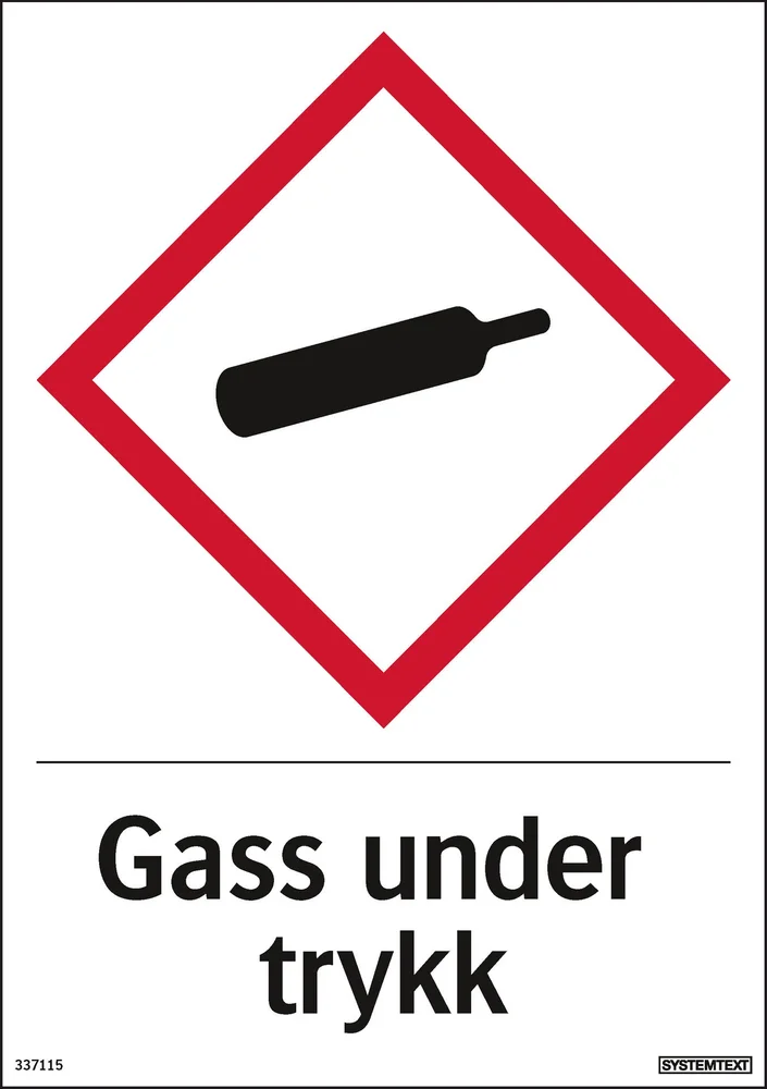 SYSTEMTEXT AB GASS UNDER TRYKK 148X210MM v:7329467