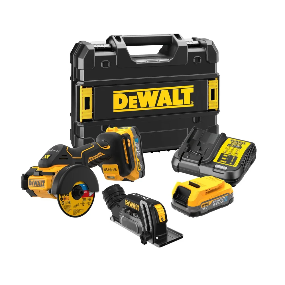 Dewalt Vinkelsliper Multi DCS438E2T 18V XR, 2 X Powerstack, TSTAK v:2200695 Dewalt Vinkelsliper Multi DCS438E2T 18V XR, 2 X Powerstack, TSTAK v:2200695