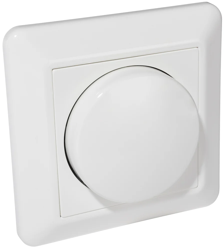 Dimmer trykk/ trapp for glødelys hvit 20-315w v:7295523