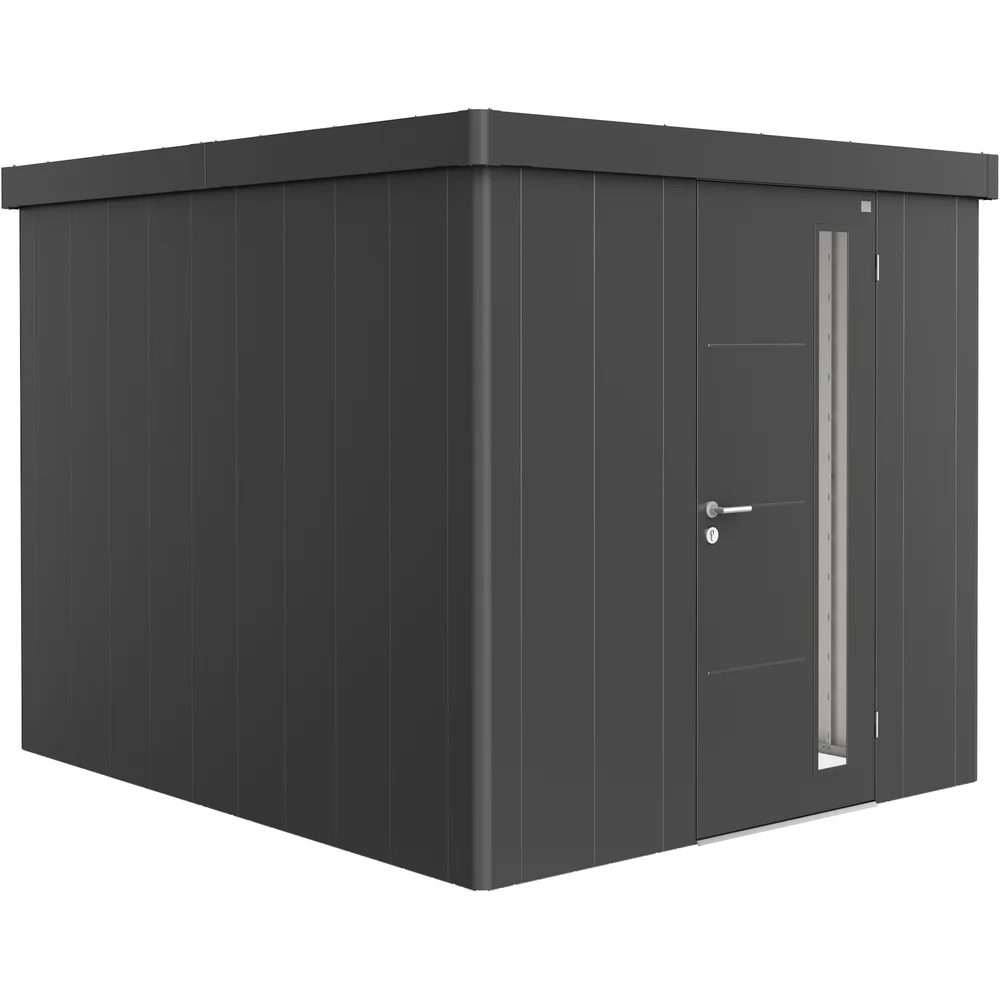BIOHORT REDSKAPSBOD NEO 3B STD. DØR MØRK GRÅ METALLIC v:6708665