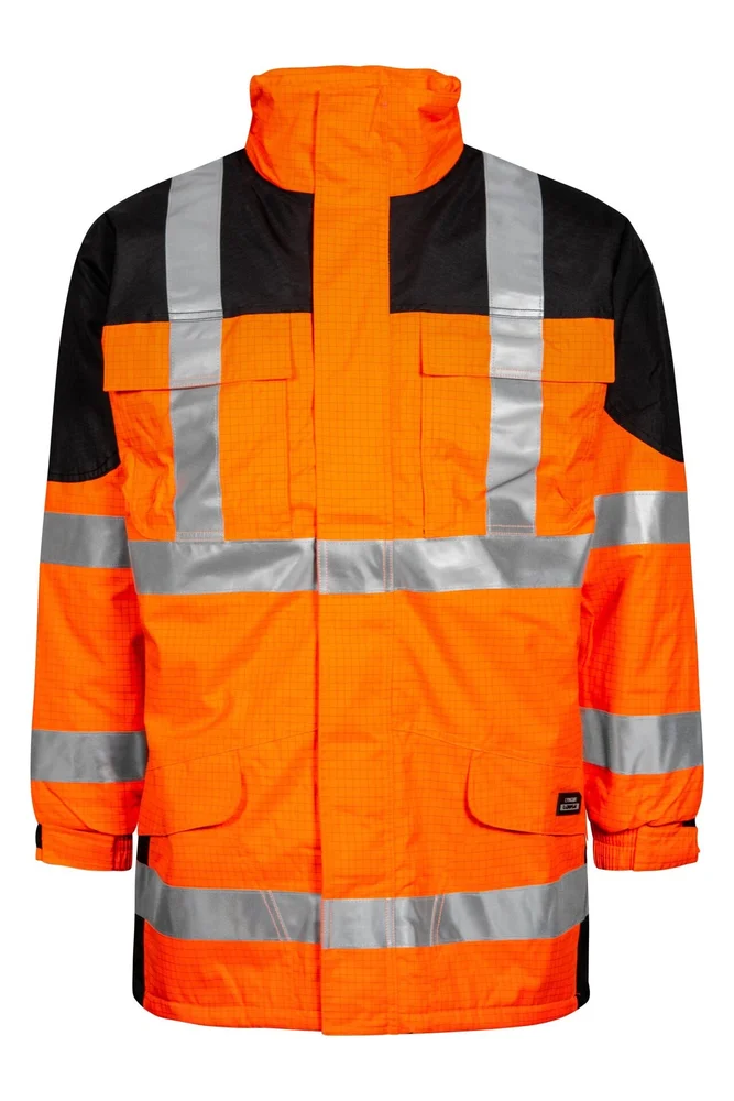 VINTERJAKKE FR-LR11411 ORANSJE/SORT v:3584043 VINTERJAKKE FR-LR11411 ORANSJE/SORT v:3584043