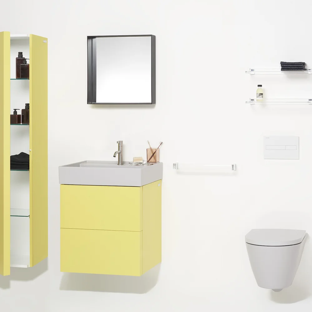LAUFEN KARTELL HYLLE VEGGMONTERT GJENNOMSIKTIG v:8955197