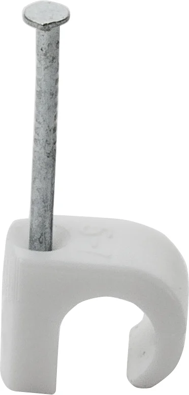 Klammer til feste av rund ledning hvit 3-5 mm v:5172214