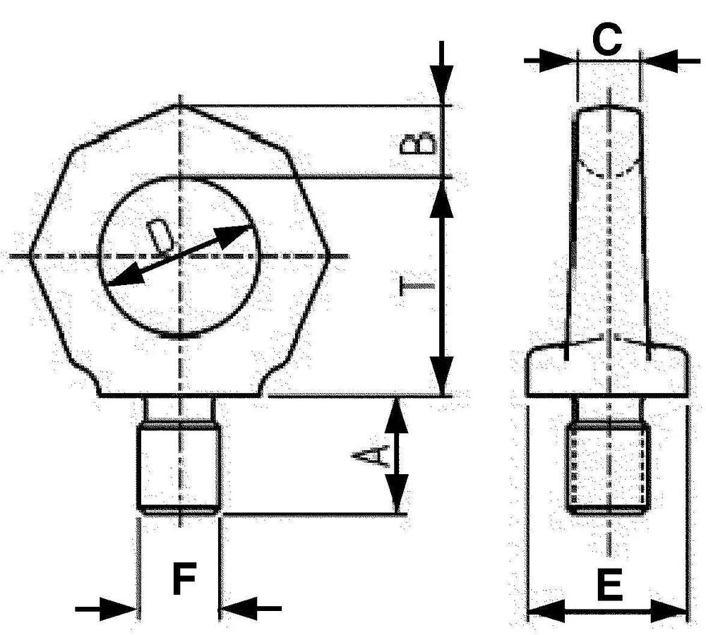 GIGANT ØYEBOLT M27 RS KLASS 8 v:1678621 GIGANT ØYEBOLT M27 RS KLASS 8 v:1678621