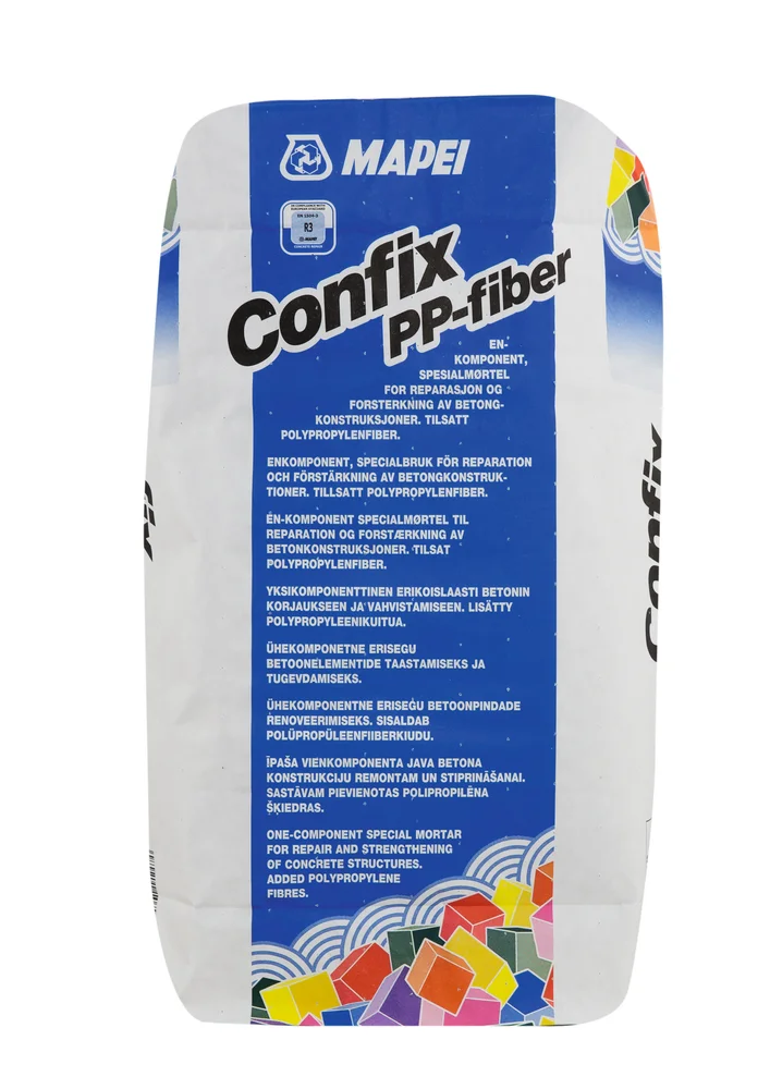 MØRTEL REP 25KG CONFIX M/PP FIBER v:4839578