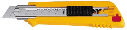 Kuttekniv 18mm pl-1 m/3 blader olfa avbrekkbart blad m/autolock v:6574241