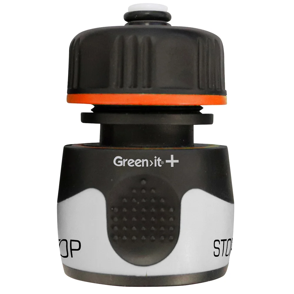 HOME it GARDEN PREMIUM slangekobling med stopp 1/2" v:8891018