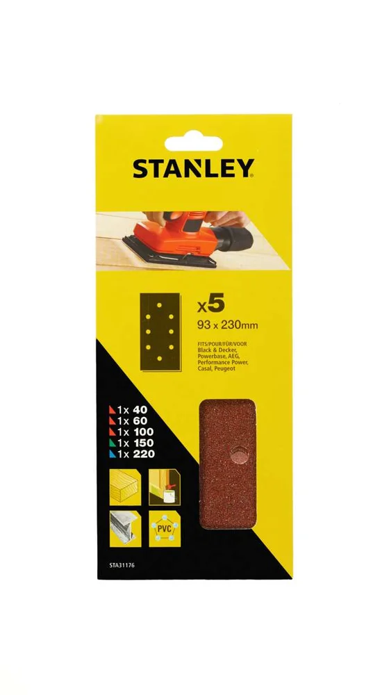 StanleySTA31176 slipepapir 5-pk v:8295779 StanleySTA31176 slipepapir 5-pk v:8295779