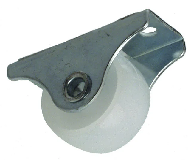 Møbelhjul ø 25 mm fast m/hullplate v:5401112
