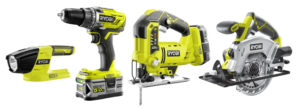Maskinsett R18CK4A-252S – Ryobi v:5390593 Maskinsett R18CK4A-252S – Ryobi v:5390593