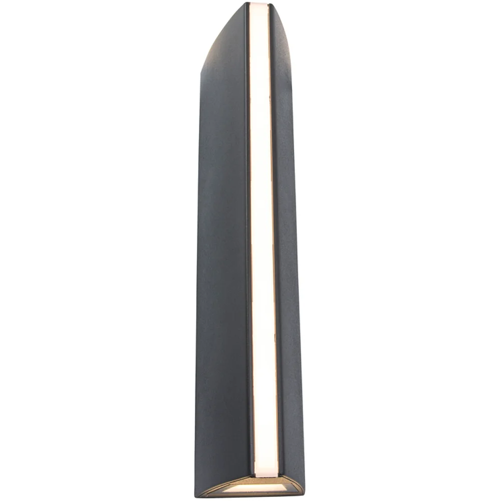 LUTEC ARCHITECTURAL LEO VEGGHENGT LAMPE GRÅ v:7439843 LUTEC ARCHITECTURAL LEO VEGGHENGT LAMPE GRÅ v:7439843