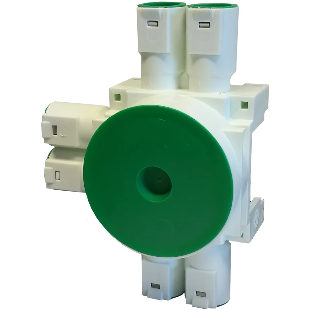EGANT VEGGBOKS UNIVERSAL 6-LØP 12MM HVIT/GRØNN v:9159912 EGANT VEGGBOKS UNIVERSAL 6-LØP 12MM HVIT/GRØNN v:9159912