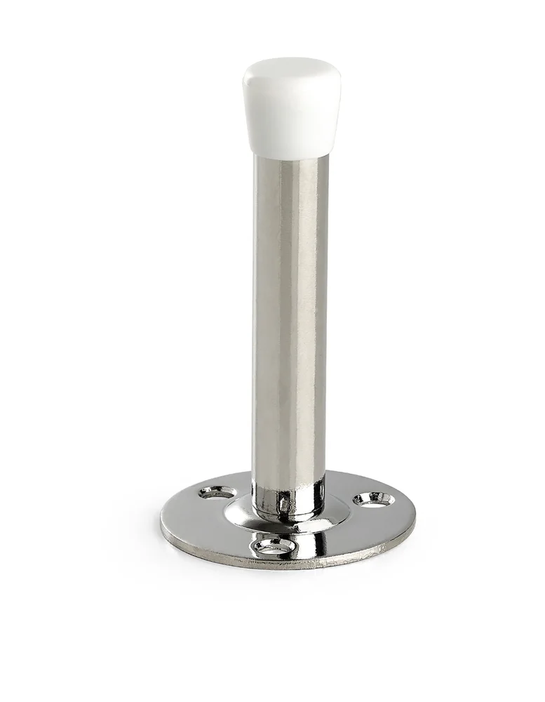 Dørstopper 7470 85mm krom bulk stål med plastbuffer eske 10 stk v:4514232 Dørstopper 7470 85mm krom bulk stål med plastbuffer eske 10 stk v:4514232