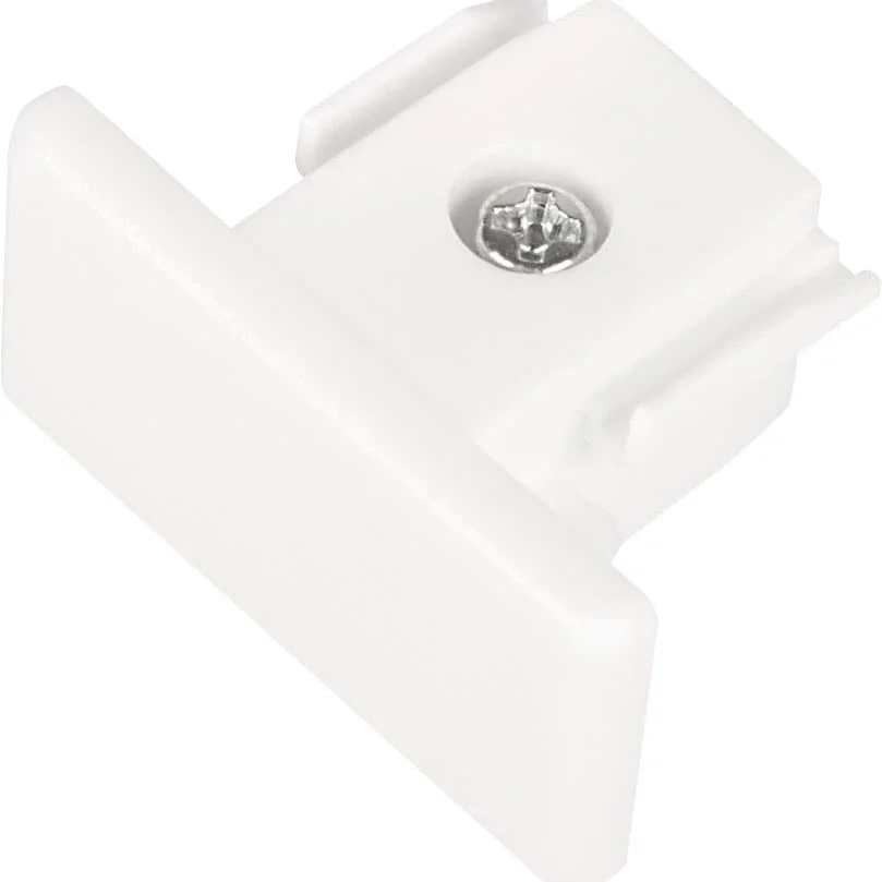 Hide a lite Endestykke LiteTrac Skinnesystem 1-fase, hvit v:1853757 Hide a lite Endestykke LiteTrac Skinnesystem 1-fase, hvit v:1853757